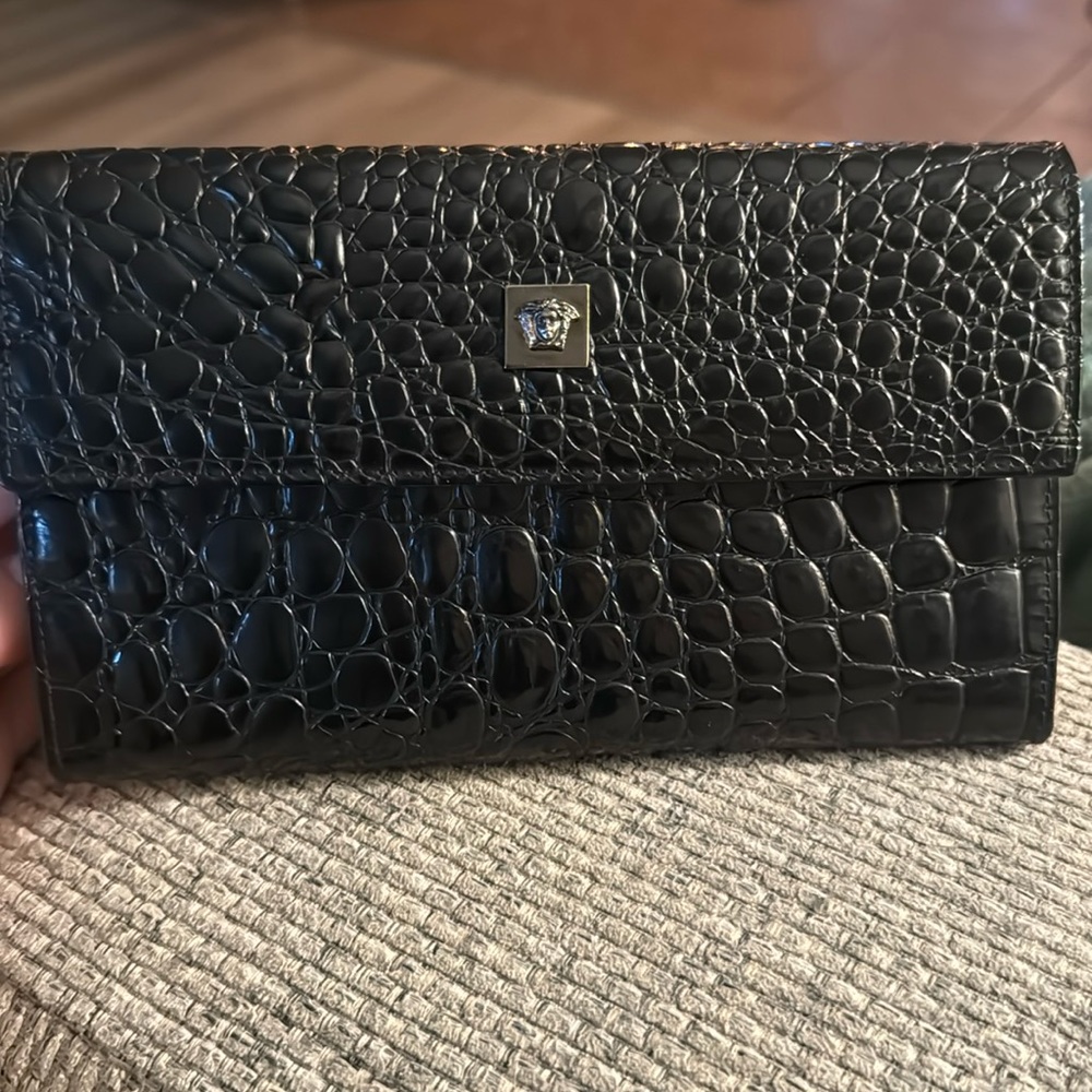Gianni Versace slim trifold wallet